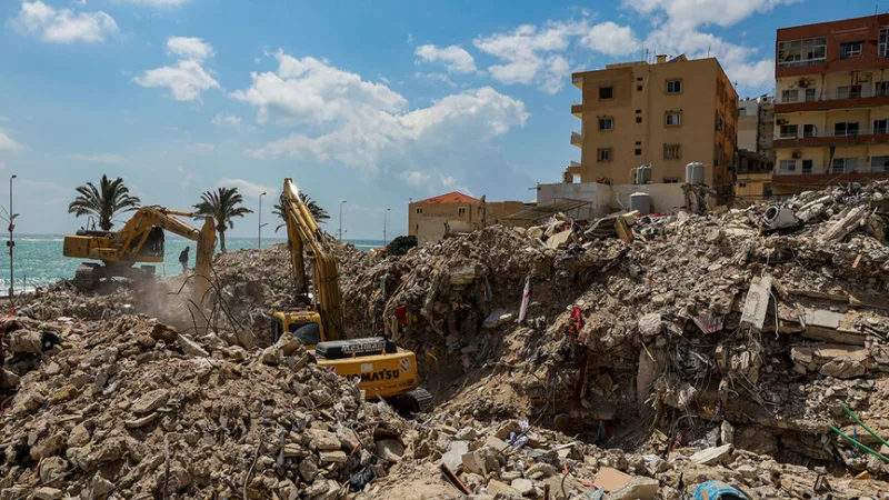 Die israelische Armee hat im Südlibanon zahlreiche Häuser angegriffen